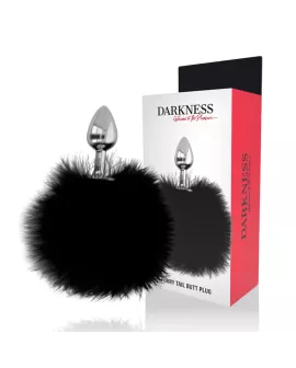DARKNESS - Extra Anal Buttplug mit Schwanz Schwarz 7 cm