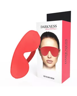 Darkness - Hochwertige Rote Erotik-Maske