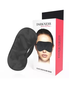 DARKNESS Schwarze Basic-Maske - Erotik Accessoire