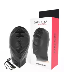DARKNESS - Unterwerfungsmaske Schwarz Erotik