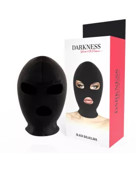 Darkness BDSM Submission Maske - Mund und Augen Schwarz