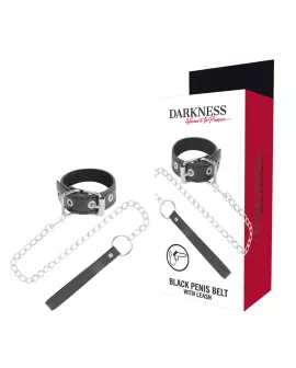 DARKNESS - Penisring mit Riemen Erotik