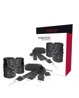 DARKNESS Bettband-Set - Erotisches Fesselset