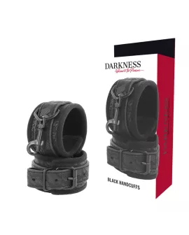 DARKNESS - LUXUS-BDSM-HANDSCHELLEN IN SCHWARZ