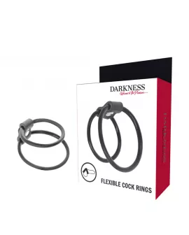 DARKNESS - VERSTRKENDE DUO-PENISRINGE.