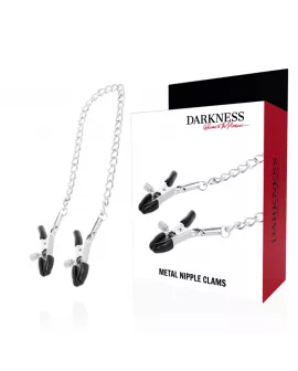 DARKNESS - Einstellbare Nippelklemme aus Metall