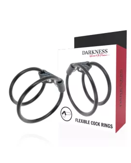 DARKNESS - Doppelter Flexibler Penisring