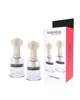 DARKNESS Transparente Nipplesauger - 5 cm Durchmesser