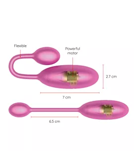 Oninder - Denver Vibrations-Ei Rosa 7 x 2,7 cm App