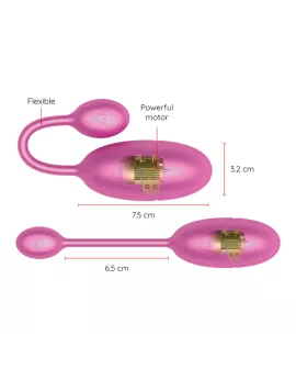 Oninder Tokyo Vibrierendes Ei Rosa - 7,5 x 3,2 cm App