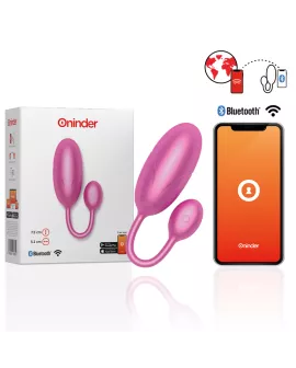 Oninder Tokyo Vibrierendes Ei Rosa - 7,5 x 3,2 cm App