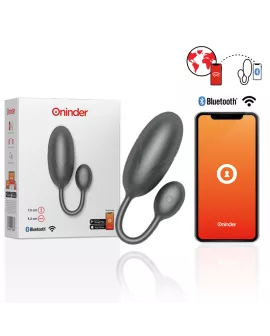 Oninder Tokyo Vibrierendes Ei Schwarz 7,5 x 3,2 cm - App