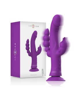 INTENSE - CASANOVA RABBIT SILIKONVIBRATOR DREIFACHMOTOR LILA