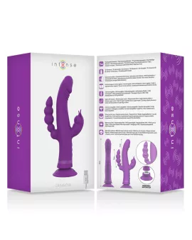INTENSE - CASANOVA RABBIT SILIKONVIBRATOR DREIFACHMOTOR LILA