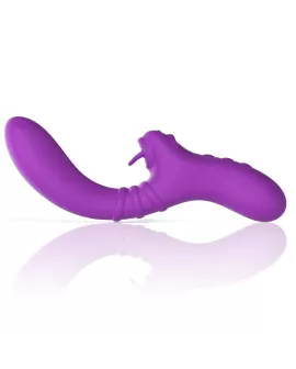 Intense - Harry flexibler Vibrator mit lila Zunge