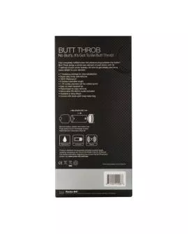 Rocks-Off Butt Throb P-Punkt-Stimulator - 7 Geschwindigkeiten Schwarz