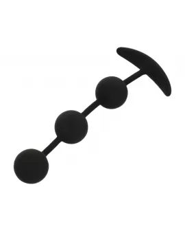 BLACK&SILVER - HARRY ANAL-ROSENKRANZ 3 SILIKONKUGELN 14 CM