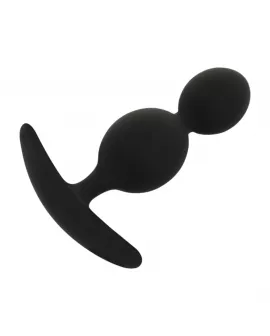 BLACK&SILVER - ORSON PLUG SILIKON 2 ANALWELLEN 9 CM