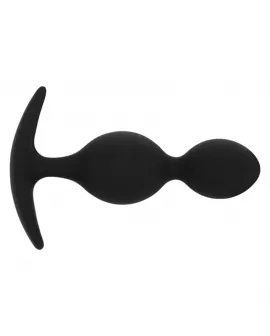 BLACK&SILVER - ORSON PLUG SILIKON 2 ANALWELLEN 9 CM