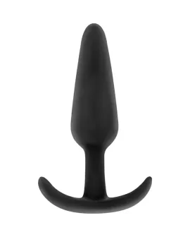 BLACK&SILVER - KAEL SILIKON ANALPLUG MIT MITTLEREM GRIFF