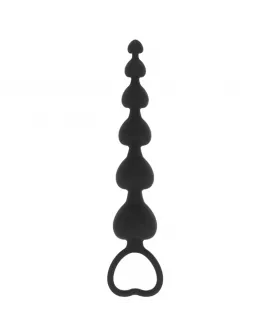 BLACK&SILVER - MILA ANAL-HERZKETTE 18 CM