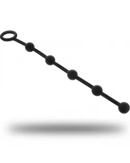 BLACK&SILVER - KORG ANAL ROSENKRANZ SILIKON INITIATION 21 CM