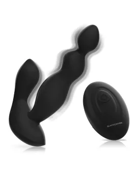 BLACK&SILVER - CORA ANAL PLUG SILIKON FERNBEDIENUNG
