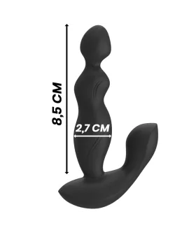 BLACK&SILVER - CORA ANAL PLUG SILIKON FERNBEDIENUNG