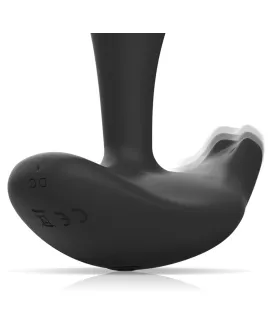 BLACK&SILVER - DWAYNE ANAL PLUG SILIKON FERNBEDIENUNG