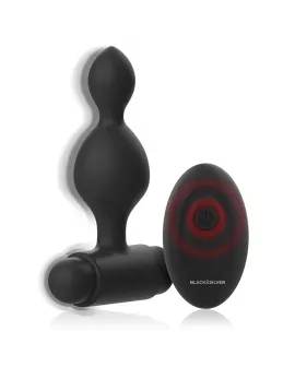 BLACK&SILVER - TUCKER KLEINE ANALSTECKER AUS SILIKON MIT FERNBEDIENUNG
