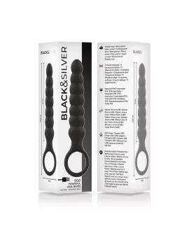 BLACK&SILVER - BOB LEISTUNGSSTARKER ANAL-DILATOR AUS SILIKON