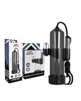 Pump Addicted RX5 - Schwarzer Erotik-Vibrator