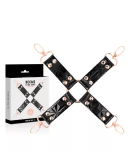BEGME Black Edition - Vegane Leder-Hog-Krawatte