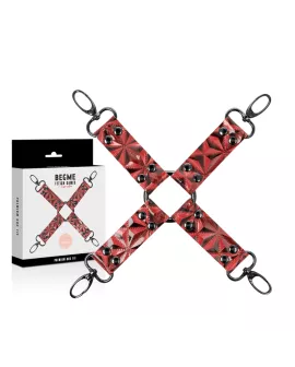 BEGME - Red Edition Premium Vegan Leder Schweinekrawatte