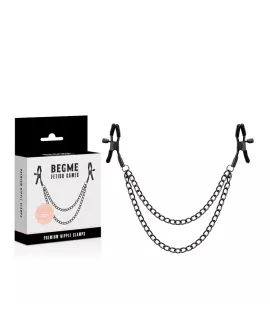 BEGME - Red Edition Nippelclips mit Kette