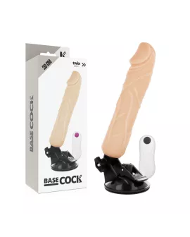 BASECOCK Realistischer Fernbedienungsvibrator 20 cm - 4 cm