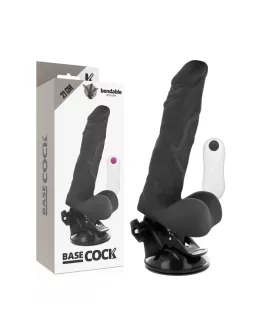 Basecock - Artikulierbarer Vibrator mit Fernbedienung Schwarz