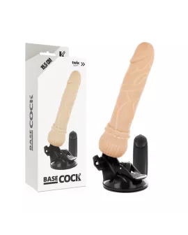Basecock - Realistischer Vibrator mit Fernbedienung 19,5 cm