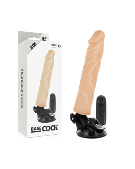 Basecock - Realistischer Vibrator mit Fernbedienung 21 cm