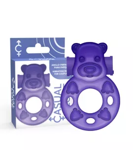 CASUAL LOVE - 26 LILAC BUNNY VIBRATOR RING