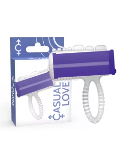 Casual Love - Ring-Vibrator mit Flieder-Zunge