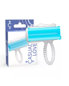 Casual Love - Blaue Vibrierende Ringzunge