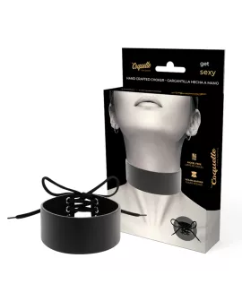 Coquette Chic Desire - Veganes Leder-Halsband