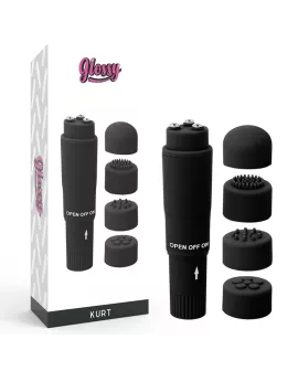 Glossy Kurt Taschenmassager Schwarz - Erotik Vibro