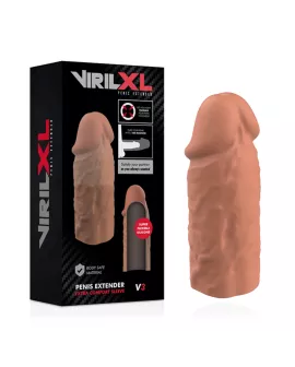 VIRILXL - Flüssige Silikon V3 Braune Penisverlängerung