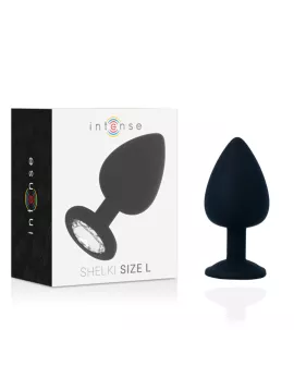 Großer Analplug Intense Shelki L - Schwarz