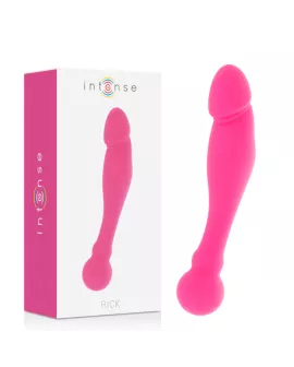 Intense Silikon-Rick Dual Vibrator in Rosa