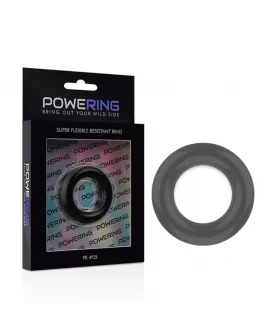 POWERING - SUPER FLEXIBLER UND WIDERSTANDSFÄHIGER PENISRING 4,8 CM PR05 SCHWARZ