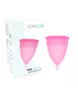 STERCUP - FDA SILIKON-MENSTRUALCUP ROSA - GRÖSSE S