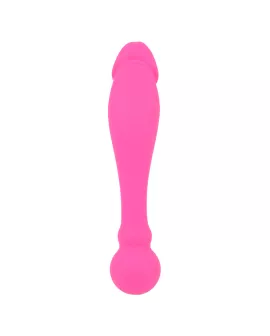 Intense Silikon-Rick Dual Vibrator in Rosa